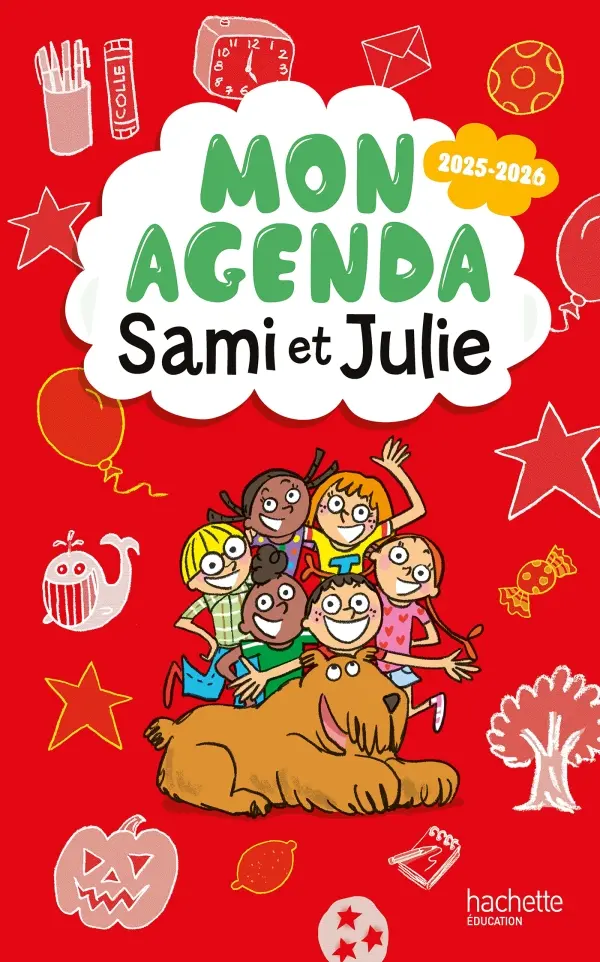 Agenda scolaire 2025/2026 - Sami et julie